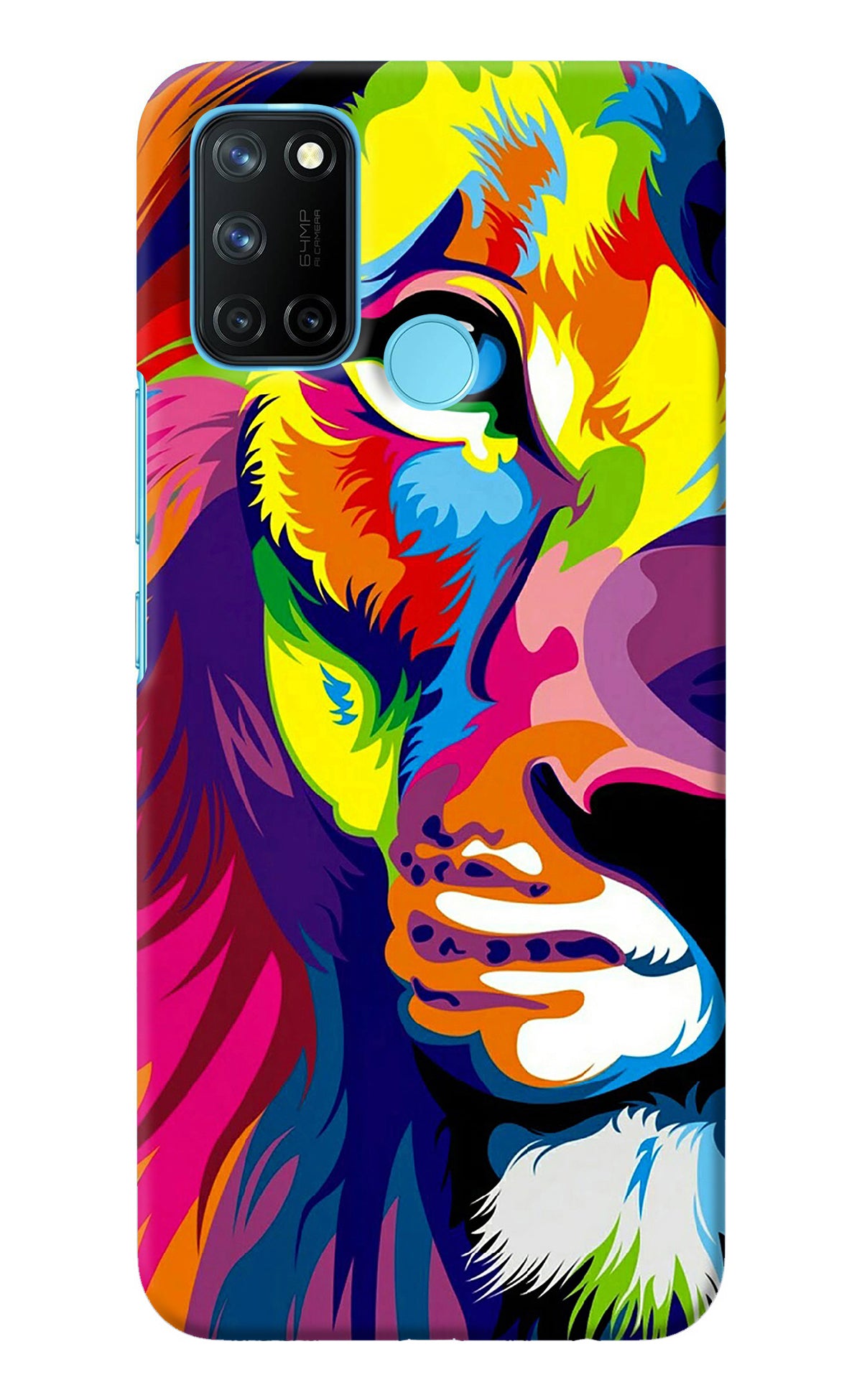 Lion Half Face Realme C17/Realme 7i Back Cover