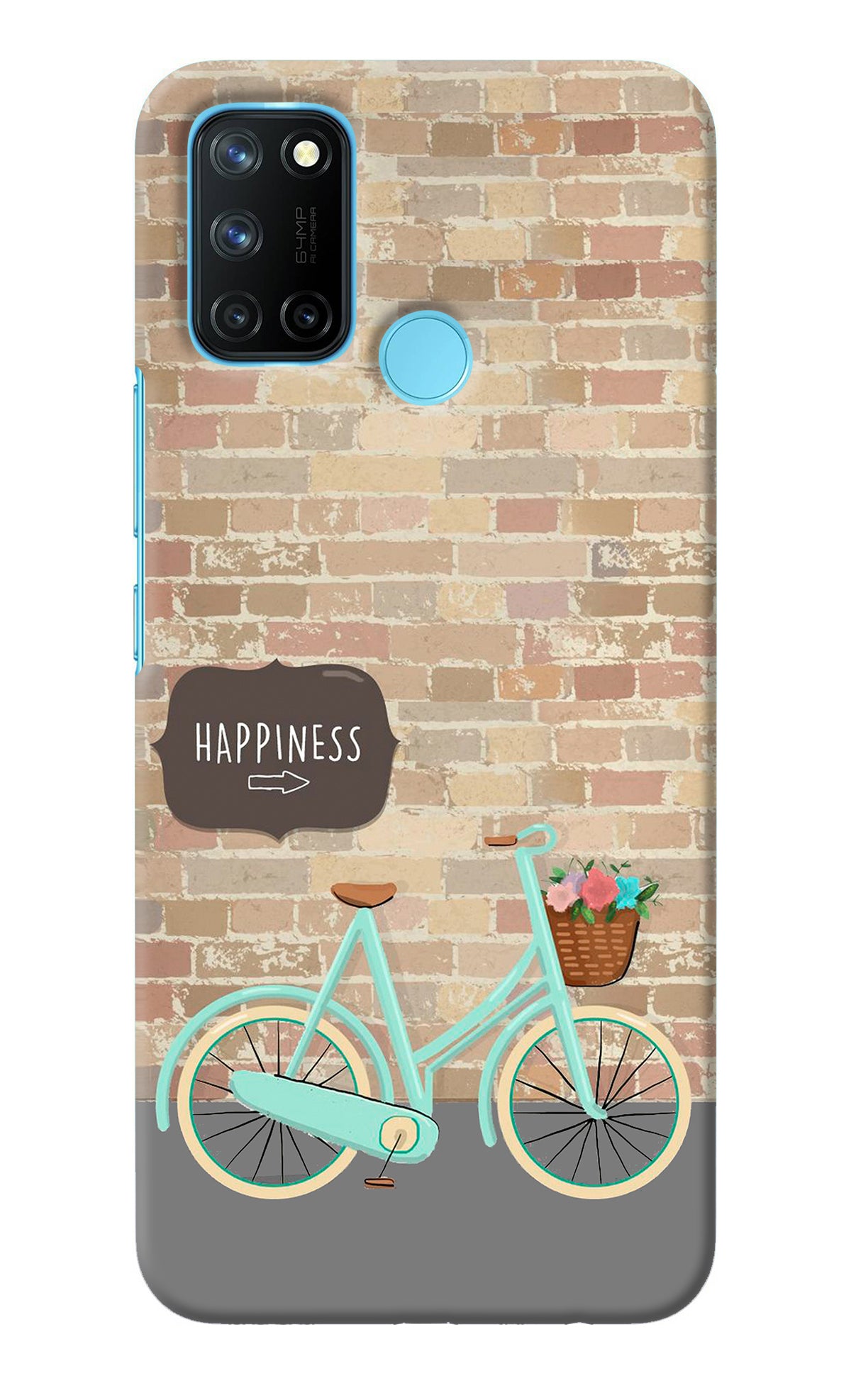 Happiness Artwork Realme C17/Realme 7i Back Cover