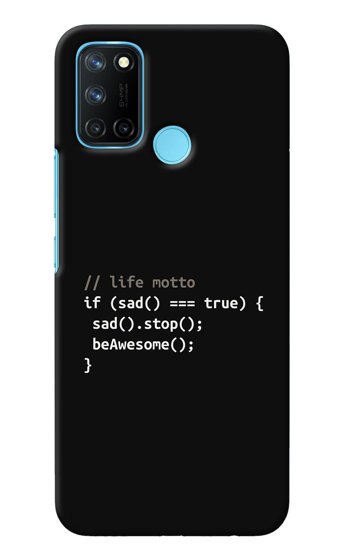 Life Motto Code Realme C17/Realme 7i Back Cover