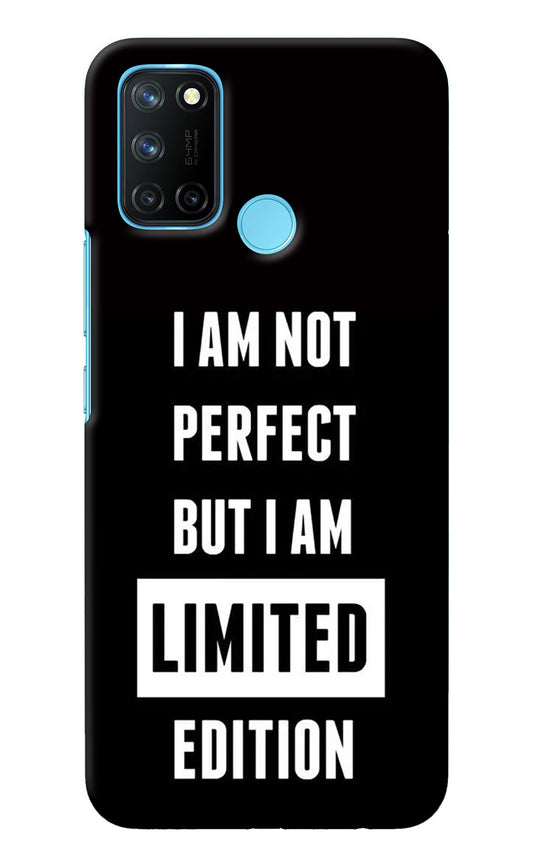 I Am Not Perfect But I Am Limited Edition Realme C17/Realme 7i Back Cover