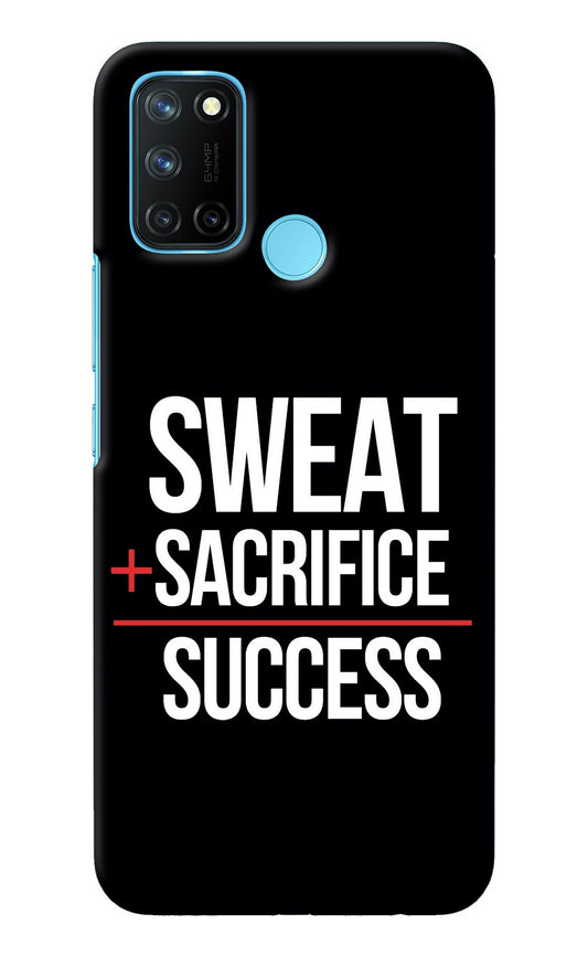 Sweat Sacrifice Success Realme C17/Realme 7i Back Cover