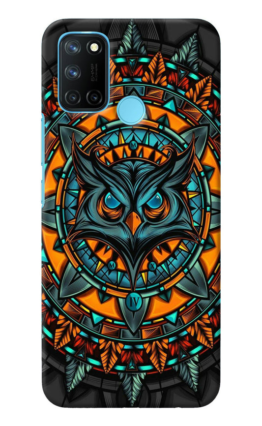 Angry Owl Art Realme C17/Realme 7i Back Cover