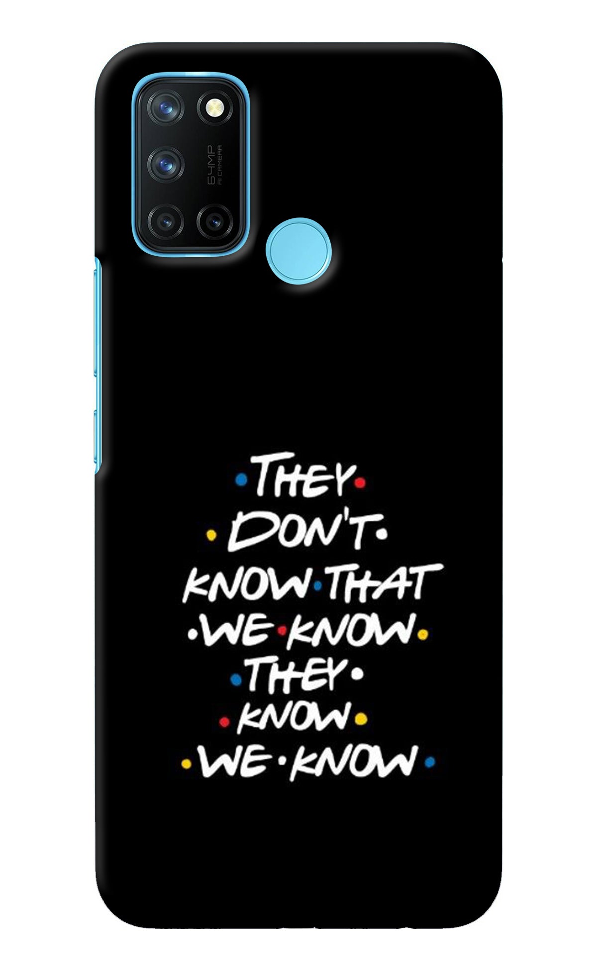 FRIENDS Dialogue Realme C17/Realme 7i Back Cover