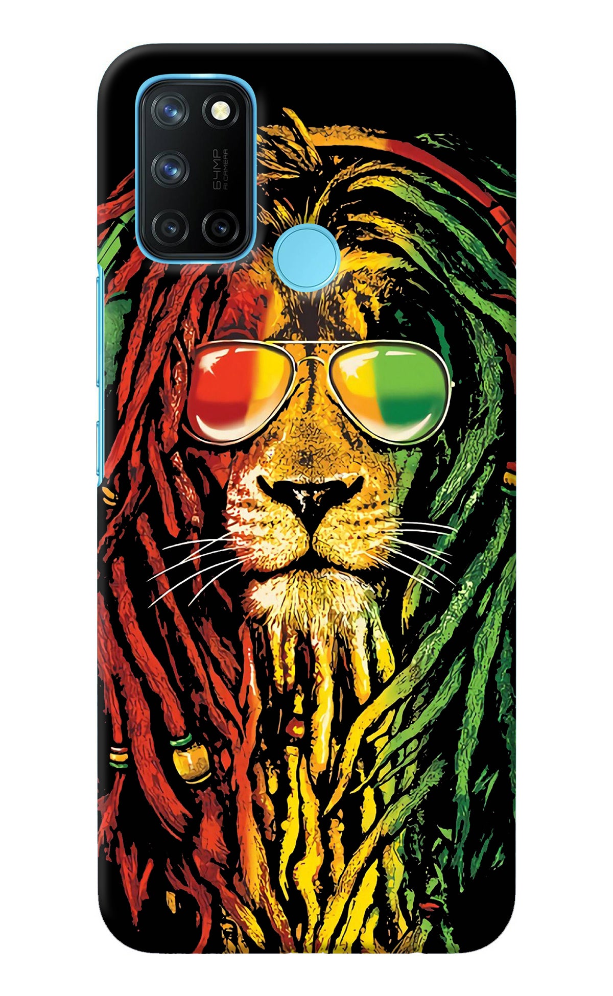 Rasta Lion Realme C17/Realme 7i Back Cover