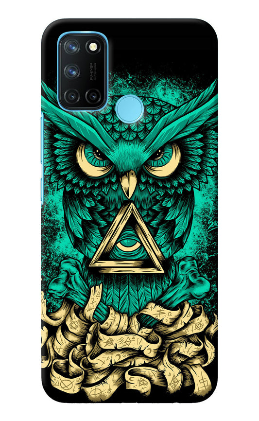 Green Owl Realme C17/Realme 7i Back Cover