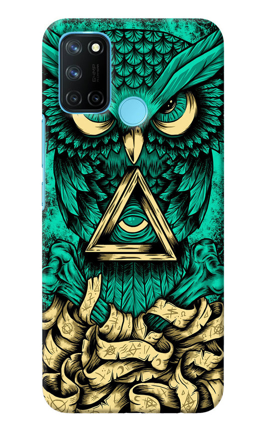 Green Owl Realme C17/Realme 7i Back Cover