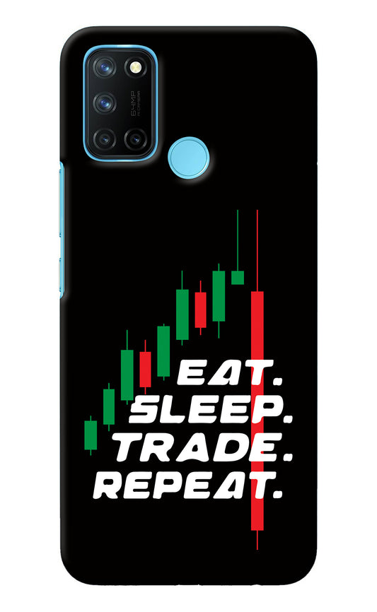 Eat Sleep Trade Repeat Realme C17/Realme 7i Back Cover
