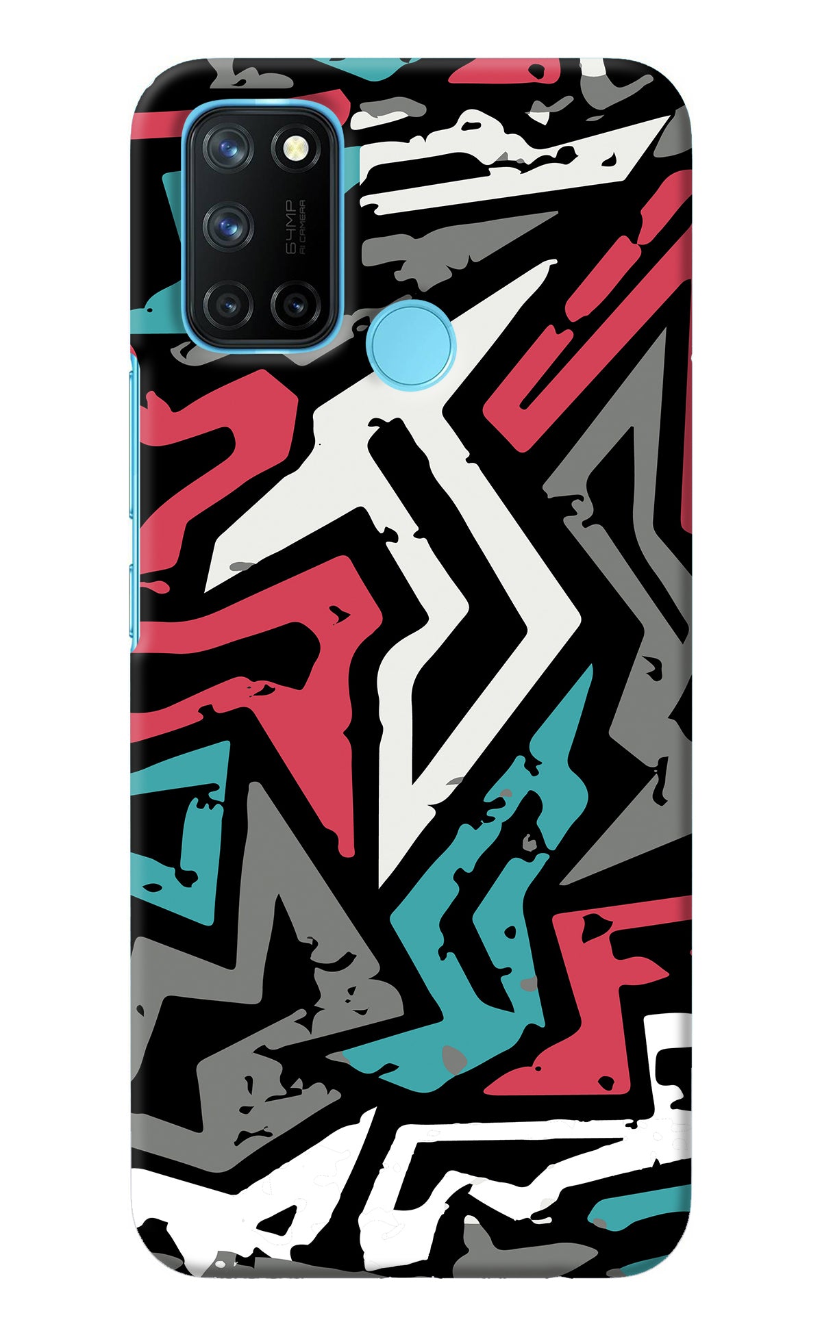 Geometric Graffiti Realme C17/Realme 7i Back Cover