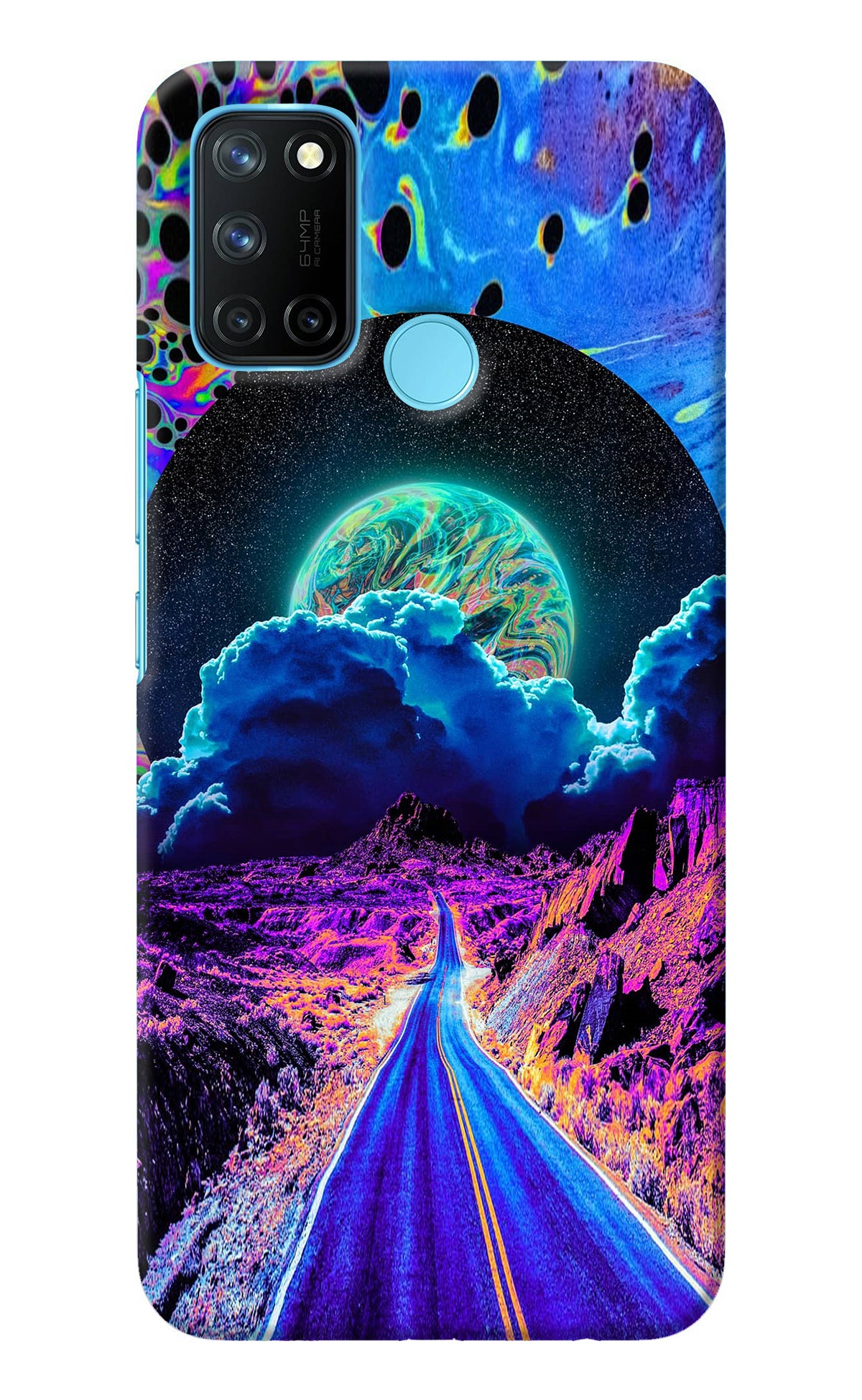 Psychedelic Painting Realme C17/Realme 7i Back Cover