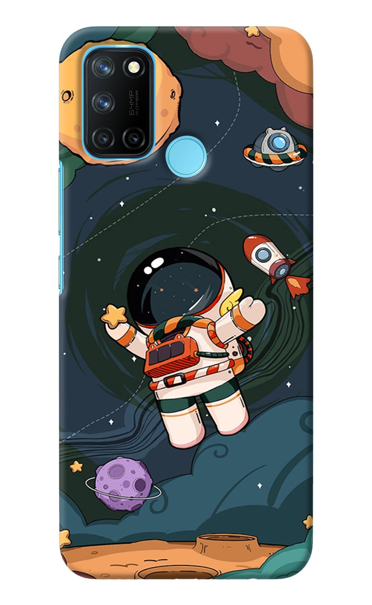 Cartoon Astronaut Realme C17/Realme 7i Back Cover