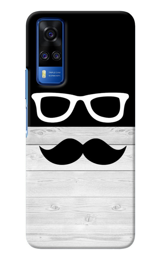 Mustache Vivo Y51A/Y51 2020 Back Cover