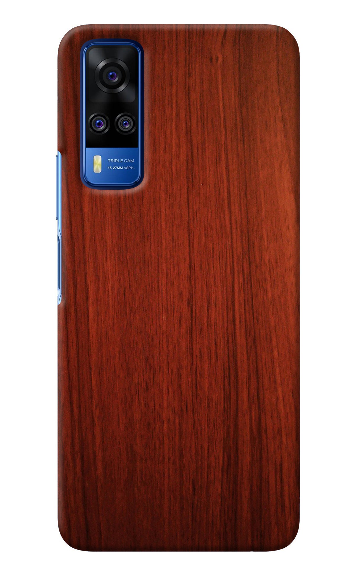 Wooden Plain Pattern Vivo Y51A/Y51 2020 Back Cover