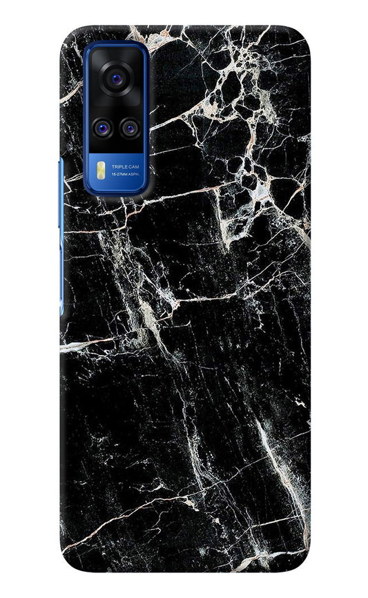 Black Marble Texture Vivo Y51A/Y51 2020 Back Cover