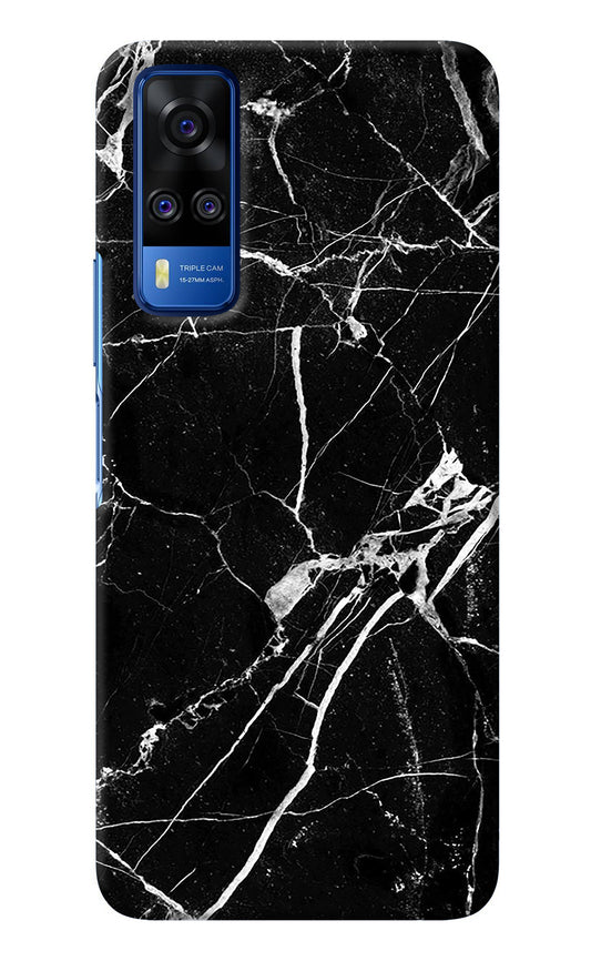 Black Marble Pattern Vivo Y51A/Y51 2020 Back Cover