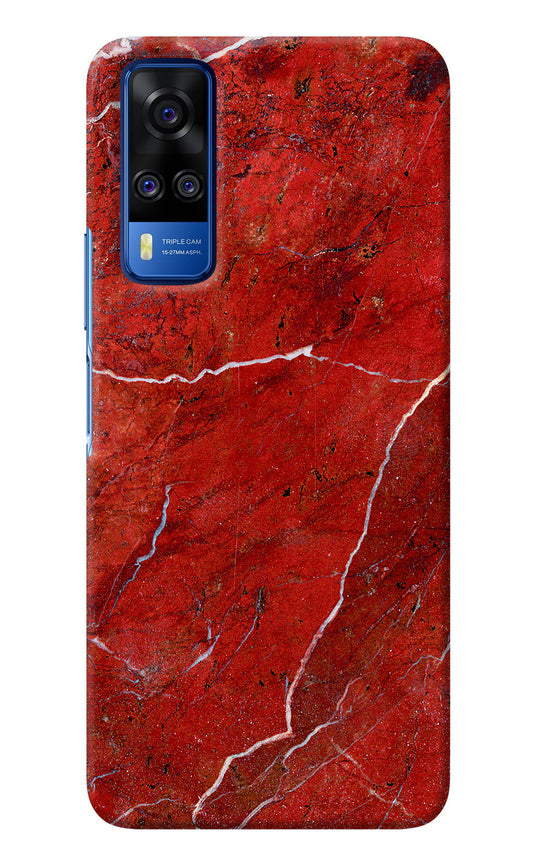 Red Marble Design Vivo Y51A/Y51 2020 Back Cover
