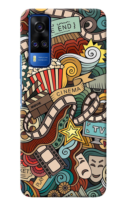 Cinema Abstract Vivo Y51A/Y51 2020 Back Cover