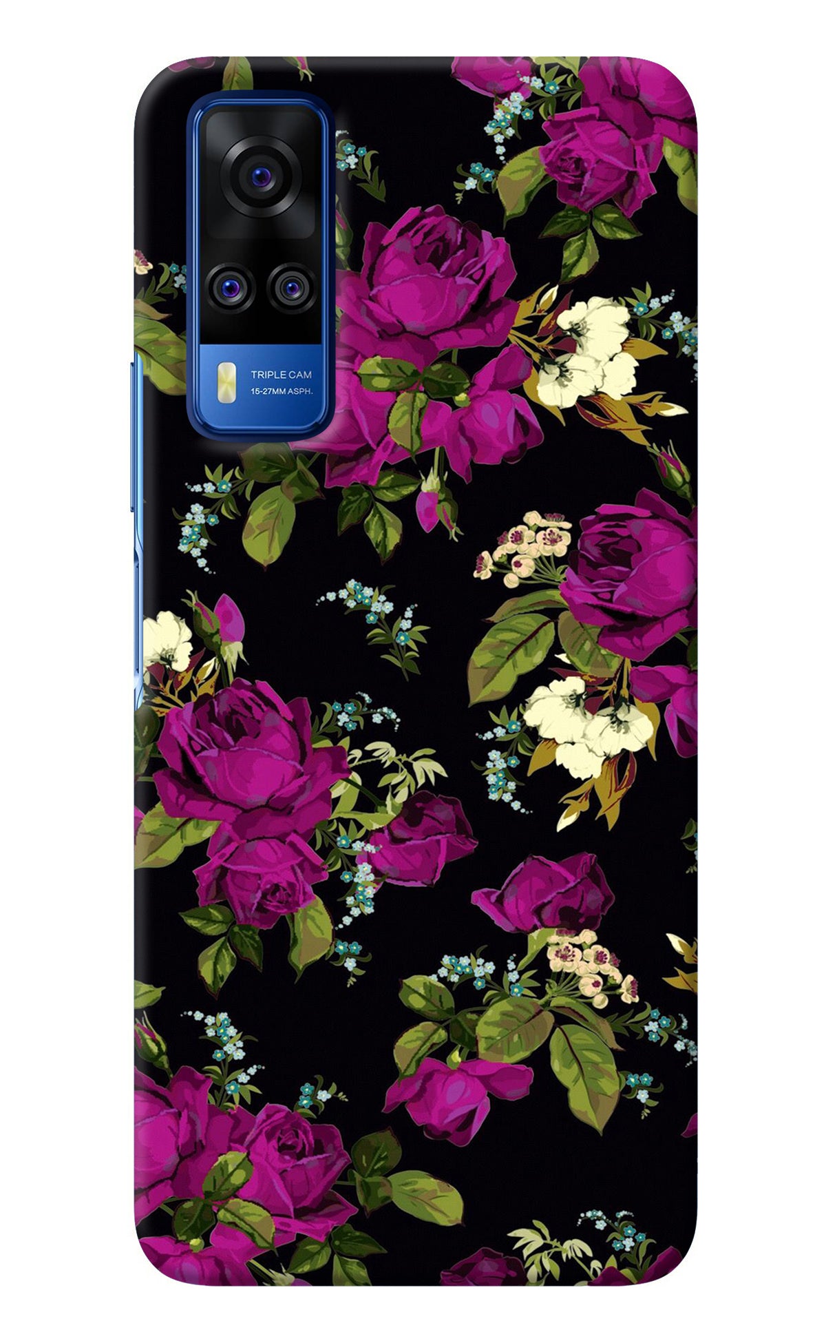 Flowers Vivo Y51A/Y51 2020 Back Cover