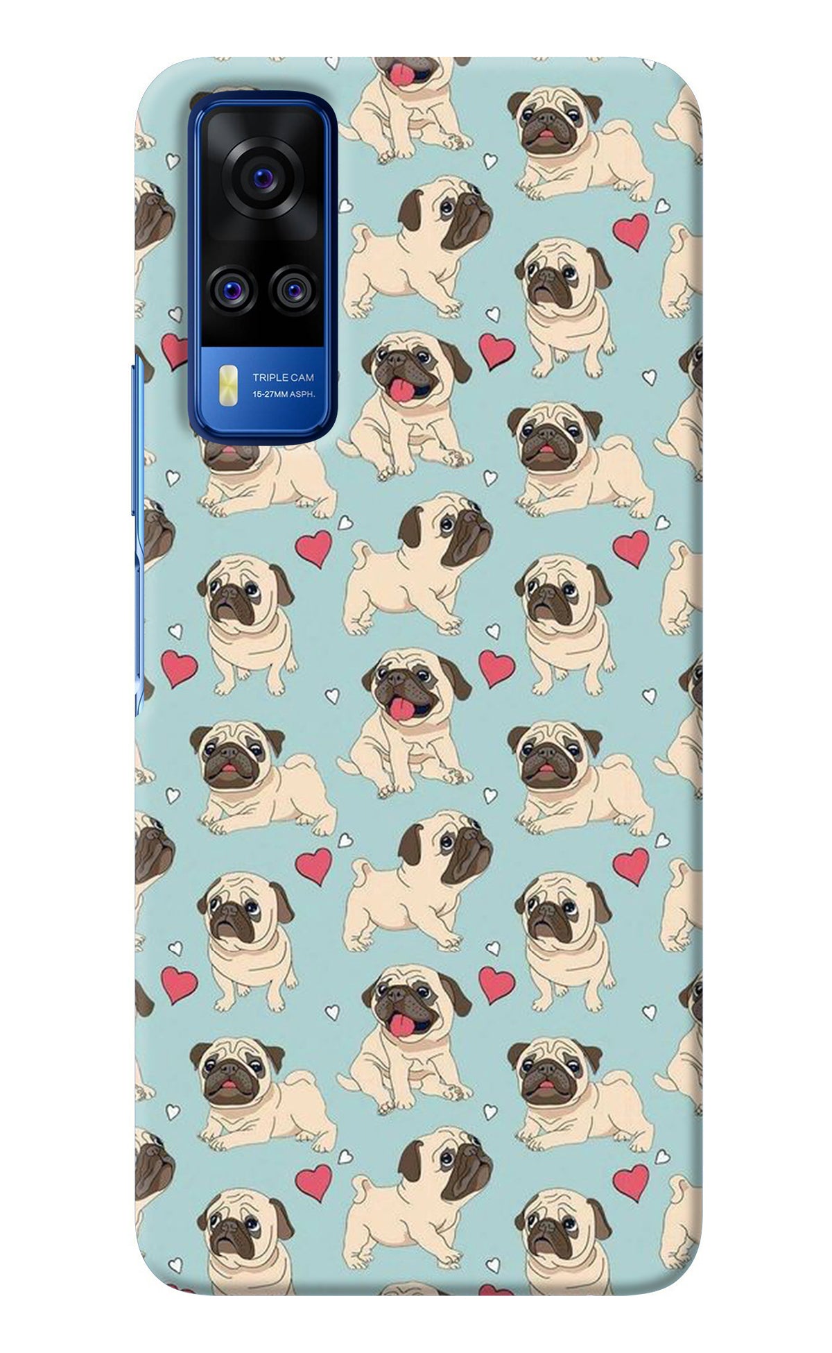 Pug Dog Vivo Y51A/Y51 2020 Back Cover