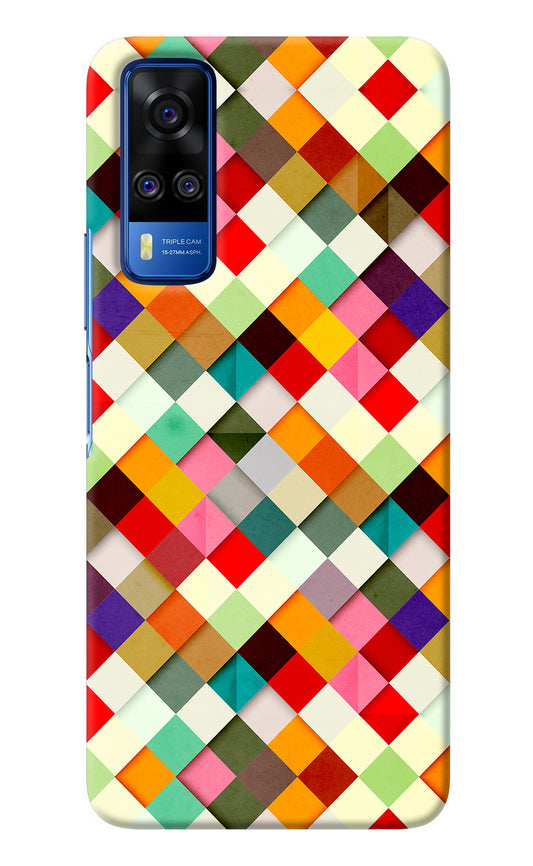 Geometric Abstract Colorful Vivo Y51A/Y51 2020 Back Cover