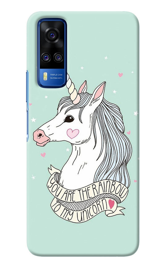 Unicorn Wallpaper Vivo Y51A/Y51 2020 Back Cover