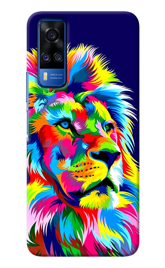Vector Art Lion Vivo Y51A/Y51 2020 Back Cover