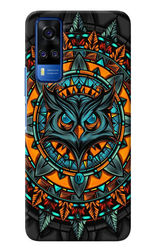 Angry Owl Art Vivo Y51A/Y51 2020 Back Cover