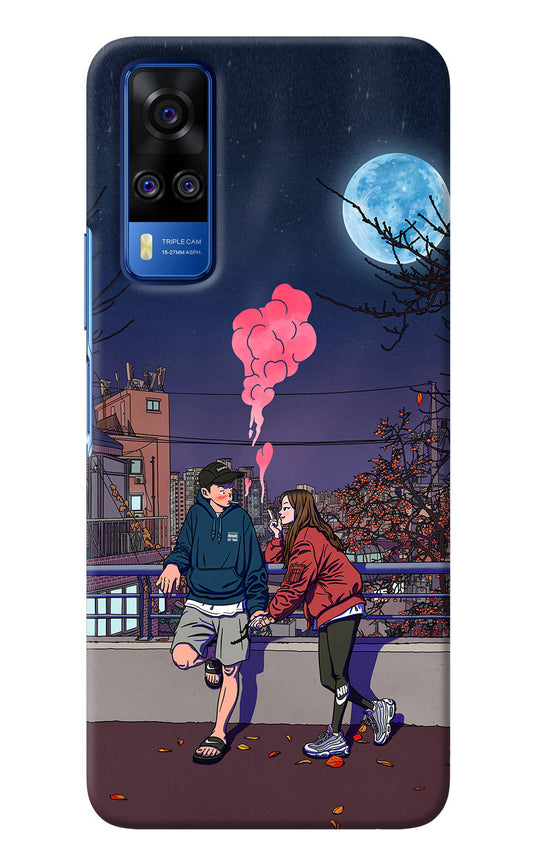 Chilling Couple Vivo Y51A/Y51 2020 Back Cover