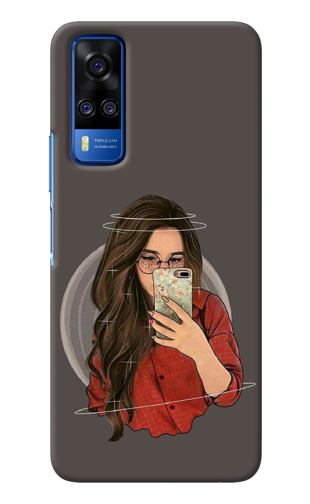 Selfie Queen Vivo Y51A/Y51 2020 Back Cover