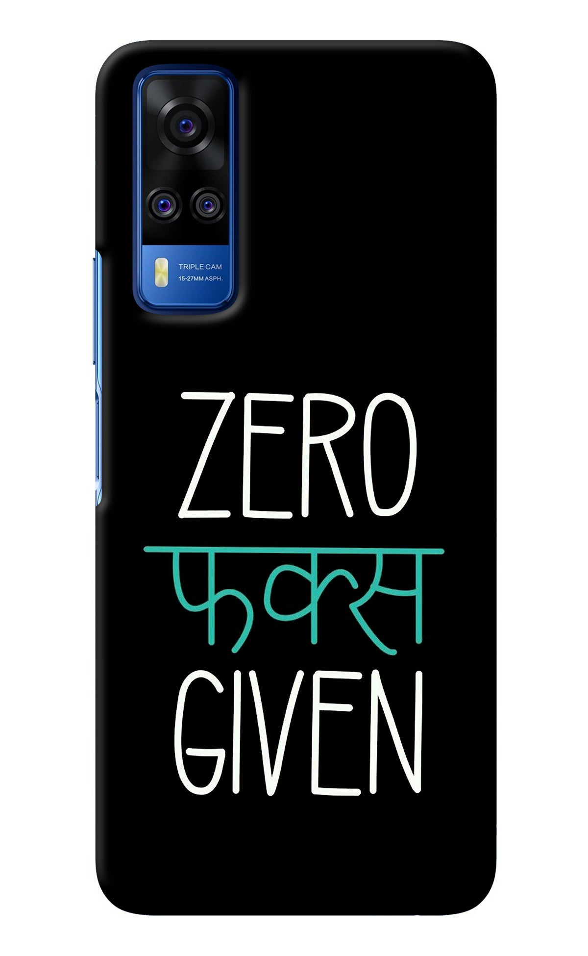 Zero Fucks Given Vivo Y51A/Y51 2020 Back Cover