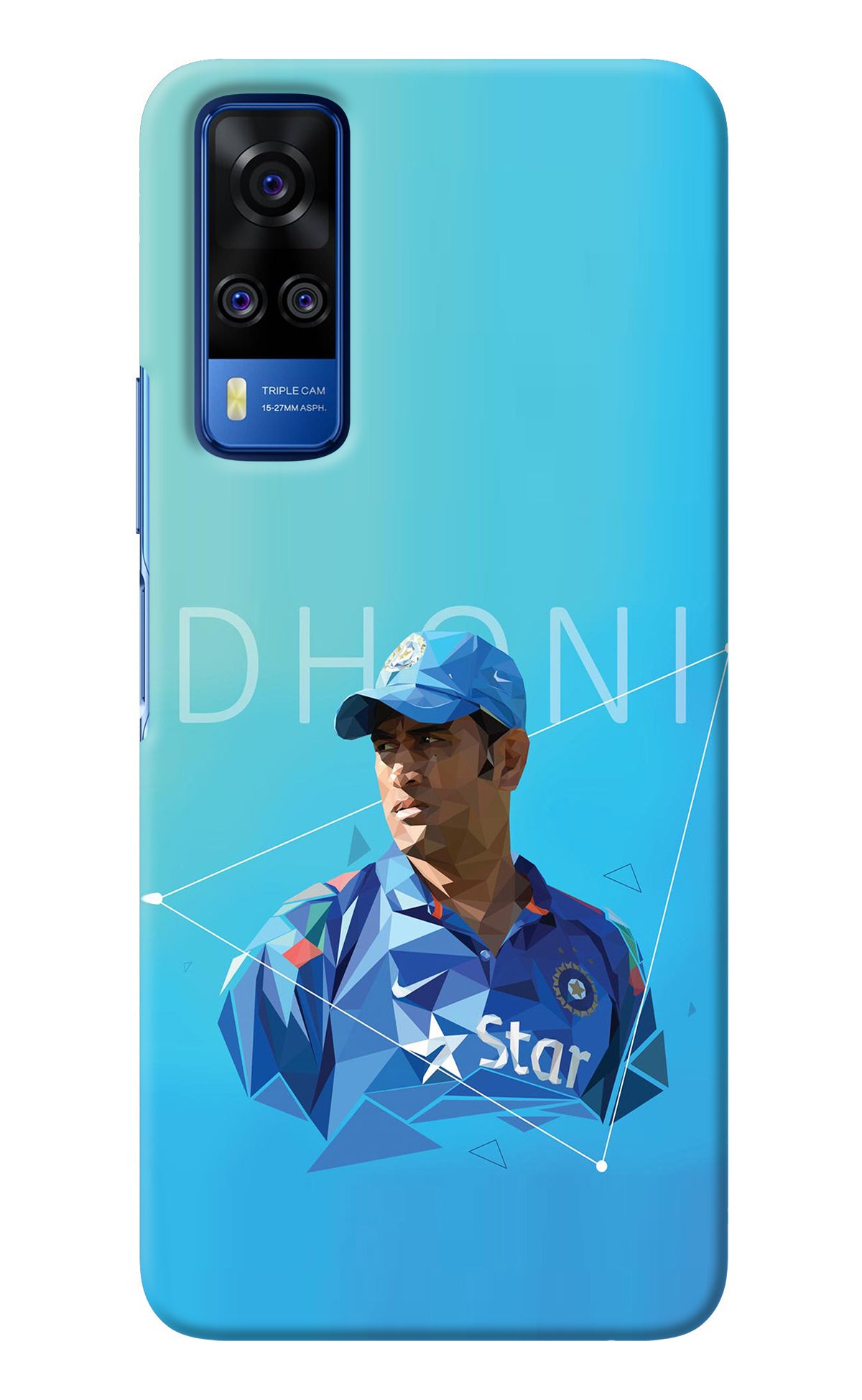 Dhoni Artwork Vivo Y51A/Y51 2020 Back Cover