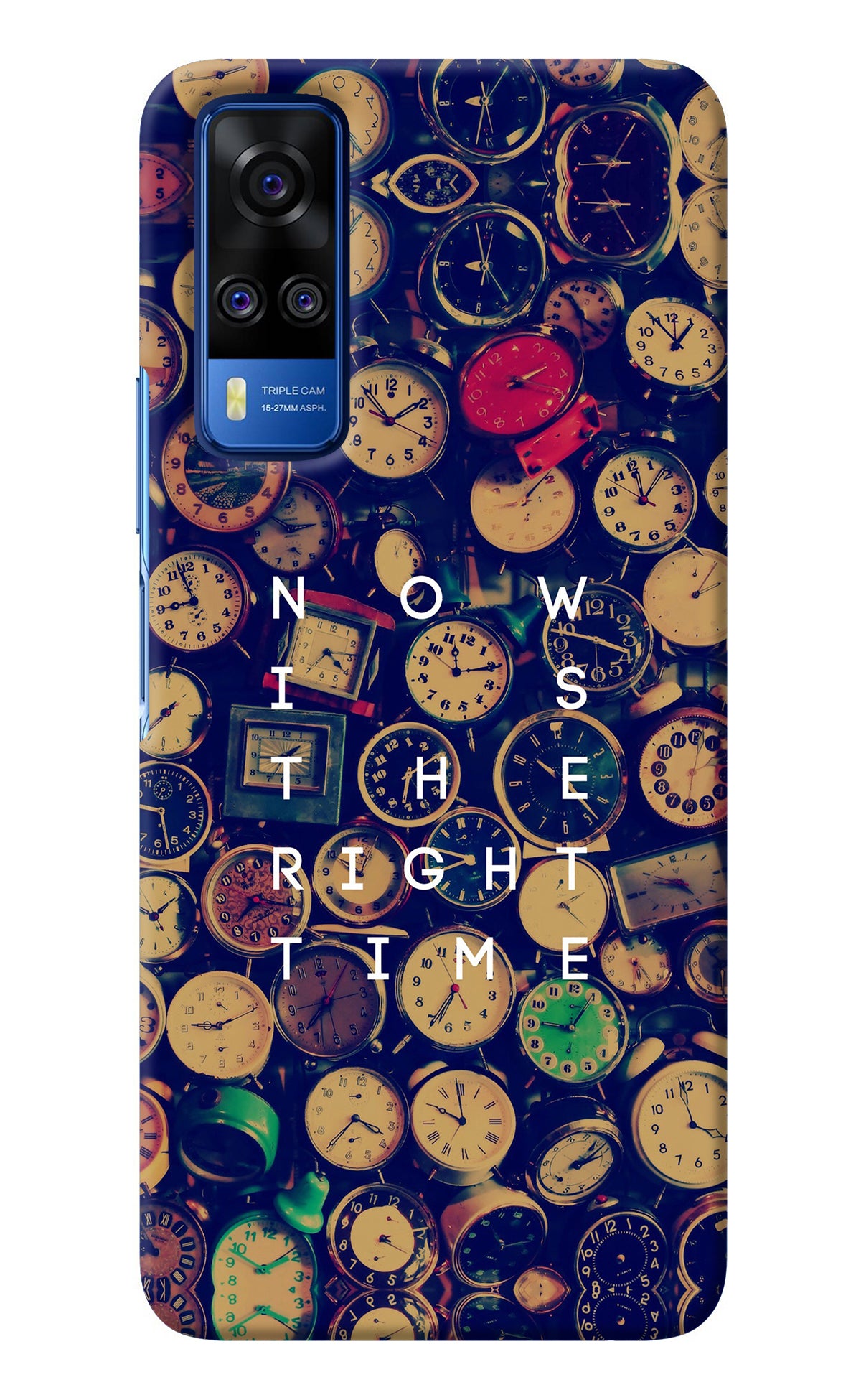 Now is the Right Time Quote Vivo Y51A/Y51 2020 Back Cover