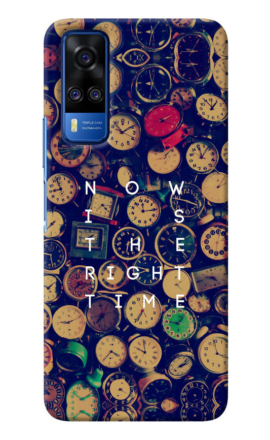 Now is the Right Time Quote Vivo Y51A/Y51 2020 Back Cover