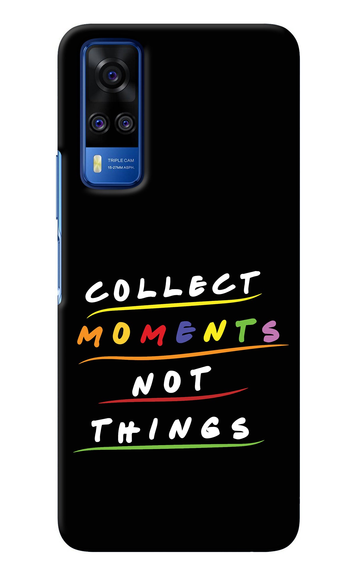 Collect Moments Not Things Vivo Y51A/Y51 2020 Back Cover