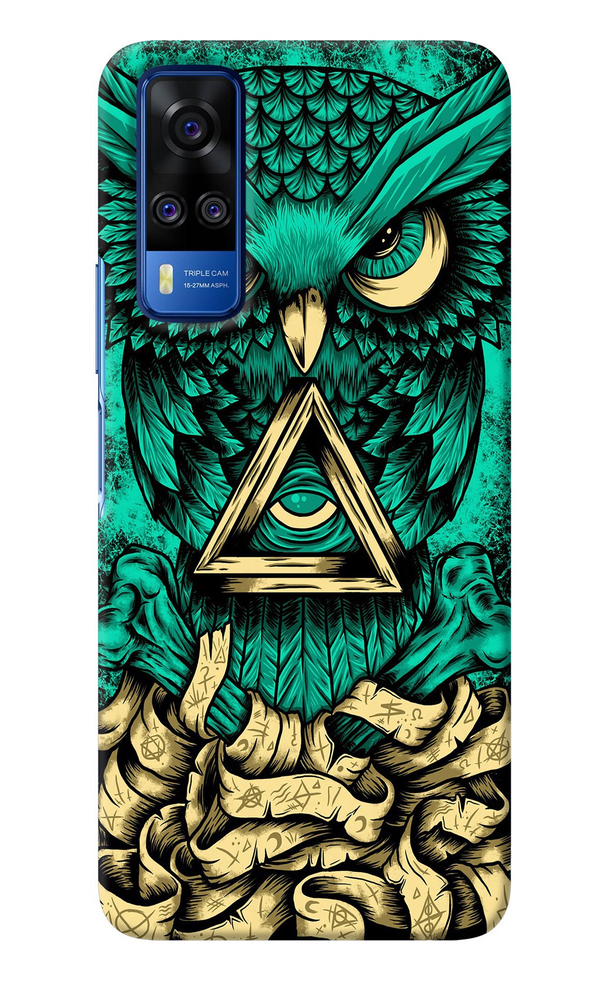 Green Owl Vivo Y51A/Y51 2020 Back Cover