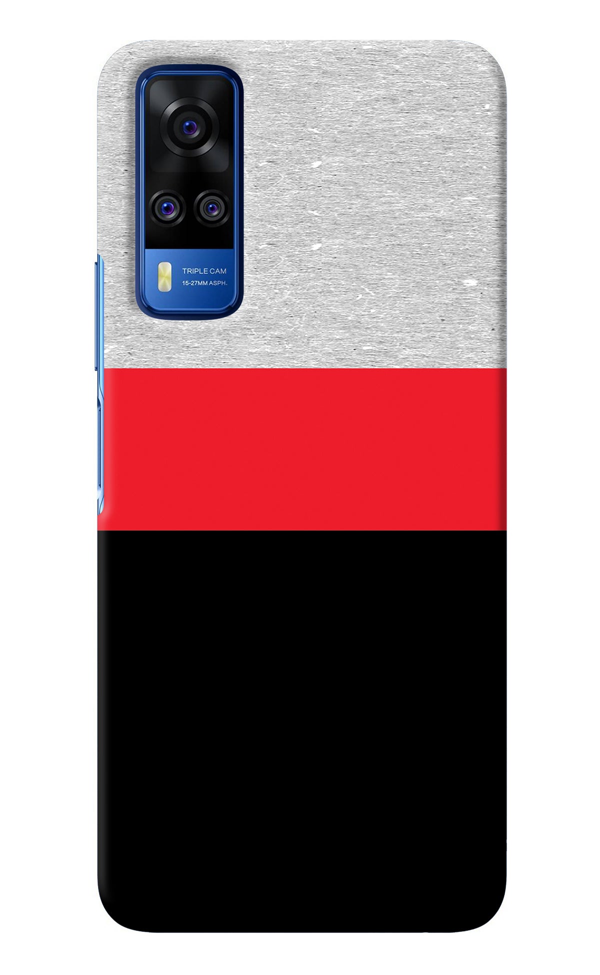 Tri Color Pattern Vivo Y51A/Y51 2020 Back Cover