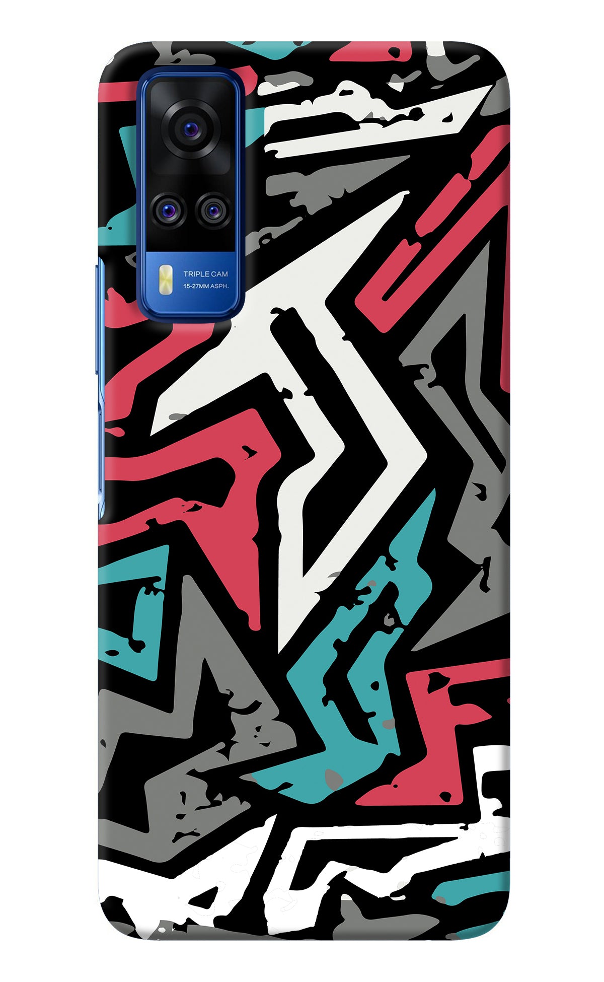 Geometric Graffiti Vivo Y51A/Y51 2020 Back Cover