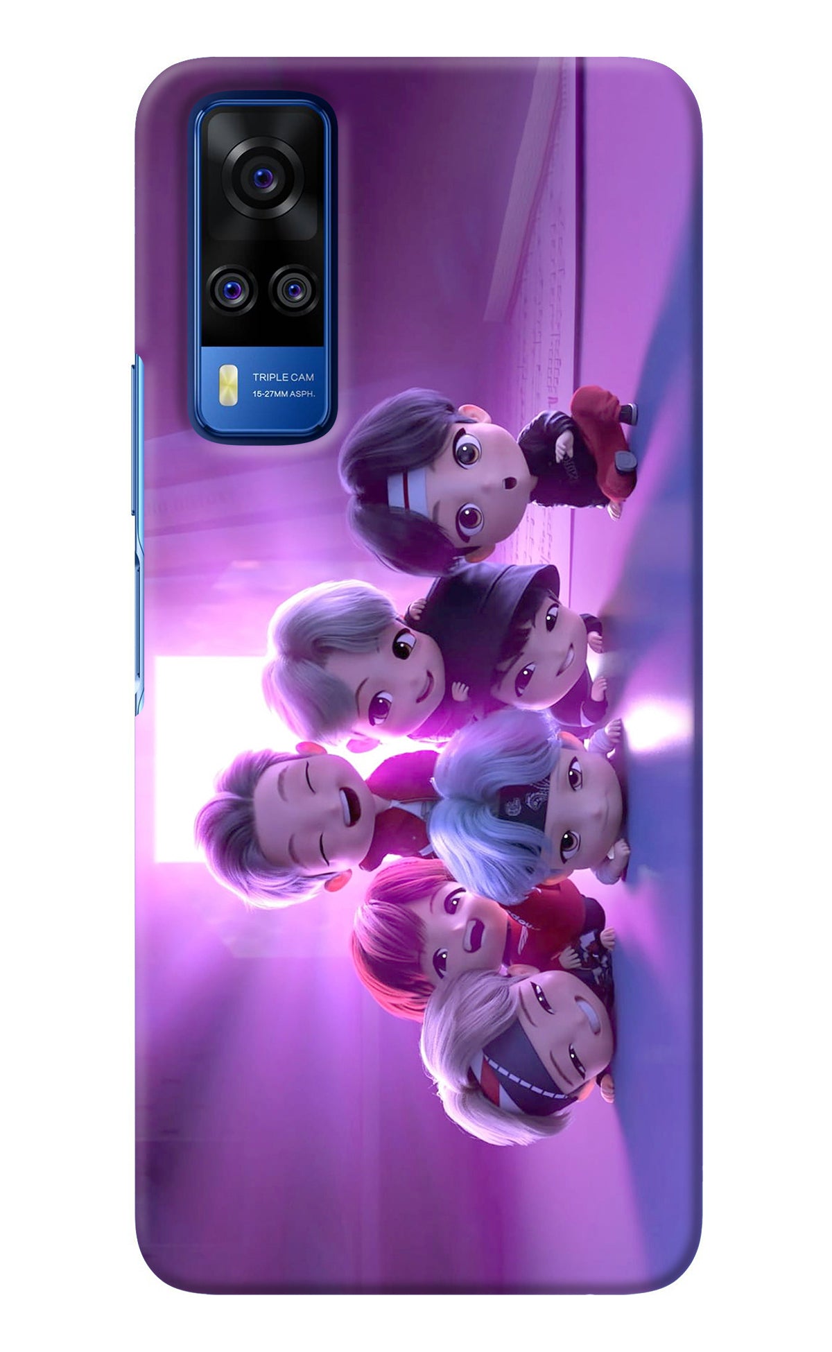 BTS Chibi Vivo Y51A/Y51 2020 Back Cover