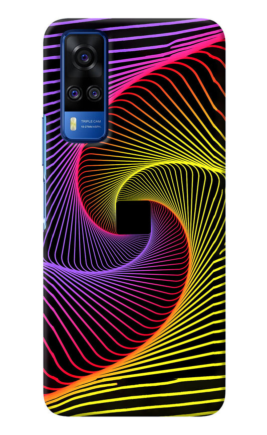 Colorful Strings Vivo Y51A/Y51 2020 Back Cover