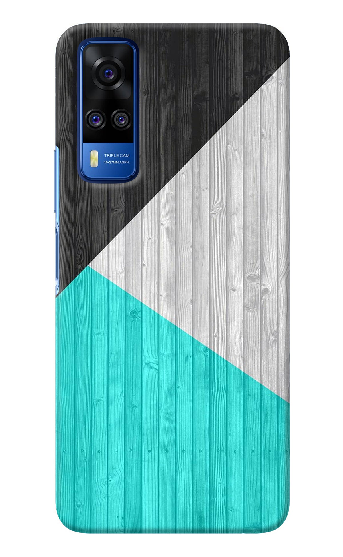 Wooden Abstract Vivo Y51A/Y51 2020 Back Cover