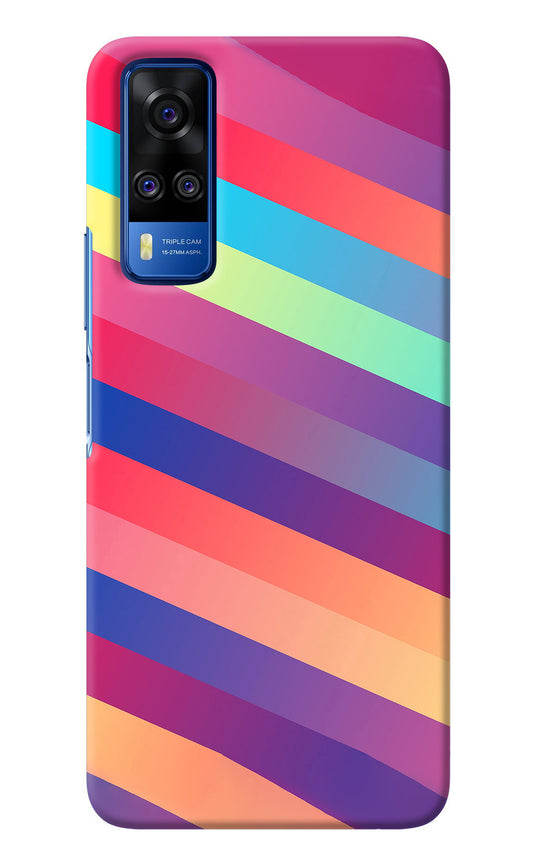 Stripes color Vivo Y51A/Y51 2020 Back Cover