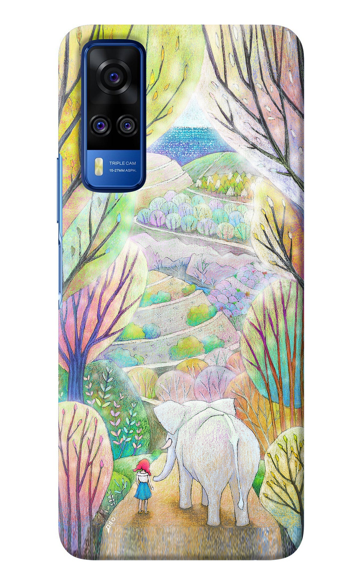 Nature Painting Vivo Y51A/Y51 2020 Back Cover