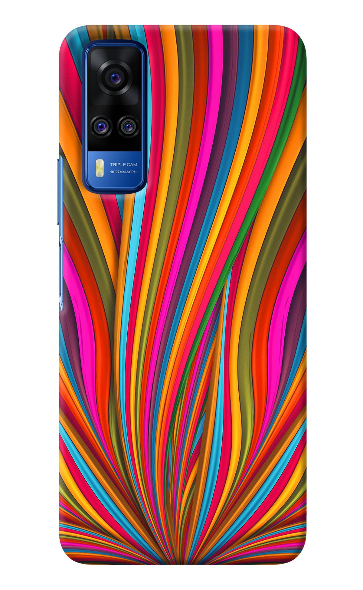 Trippy Wavy Vivo Y51A/Y51 2020 Back Cover