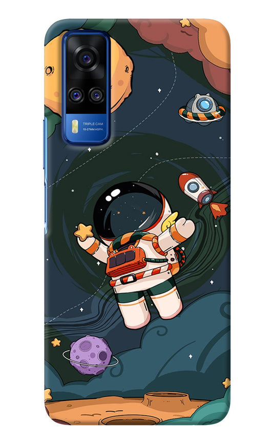 Cartoon Astronaut Vivo Y51A/Y51 2020 Back Cover