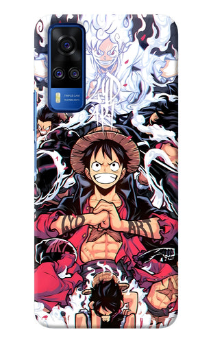 One Piece Anime Vivo Y51A/Y51 2020 Back Cover