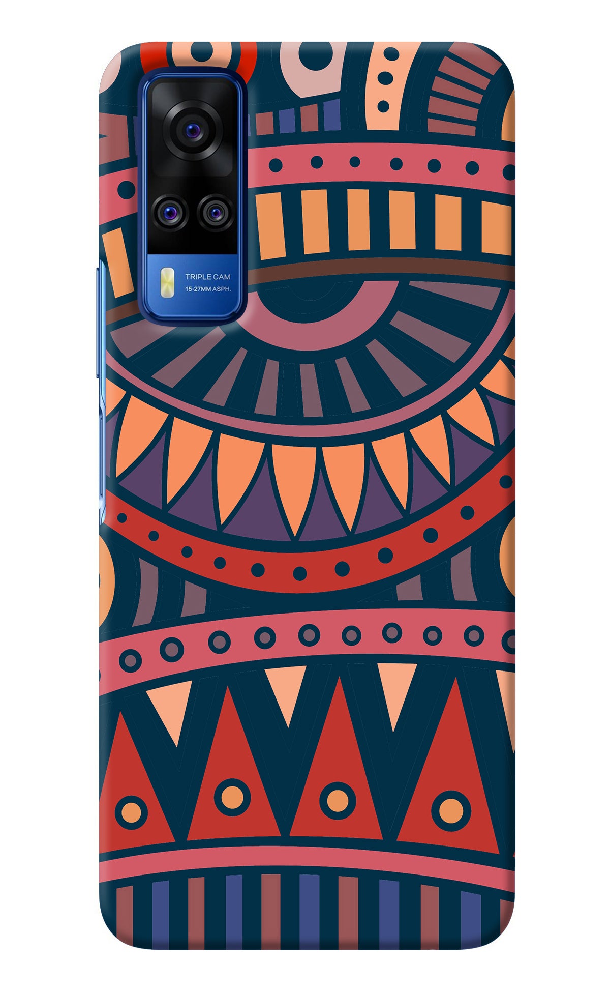 African Culture Design Vivo Y51A/Y51 2020 Back Cover