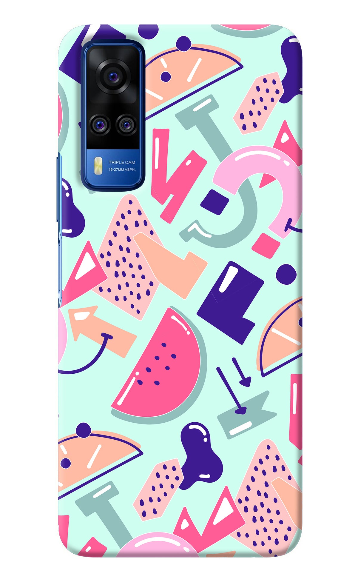 Doodle Pattern Vivo Y51A/Y51 2020 Back Cover