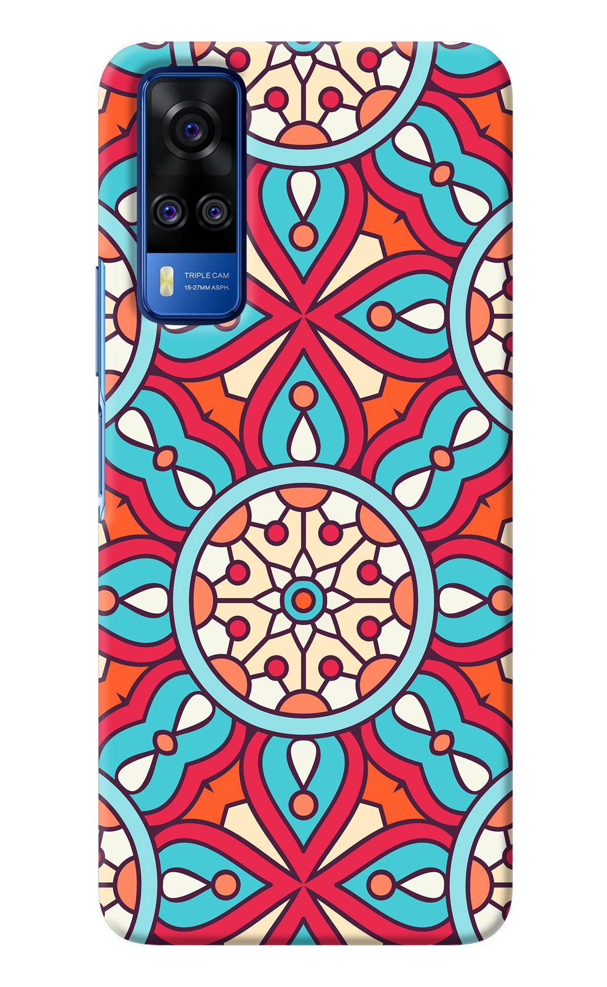 Mandala Geometric Vivo Y51A/Y51 2020 Back Cover