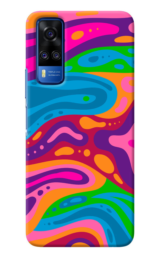 Trippy Pattern Vivo Y51A/Y51 2020 Back Cover