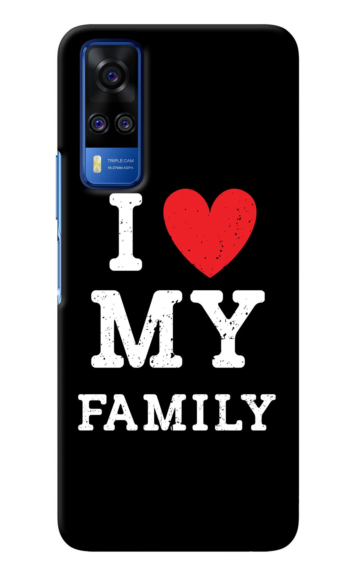 I Love My Family Vivo Y51A/Y51 2020 Back Cover