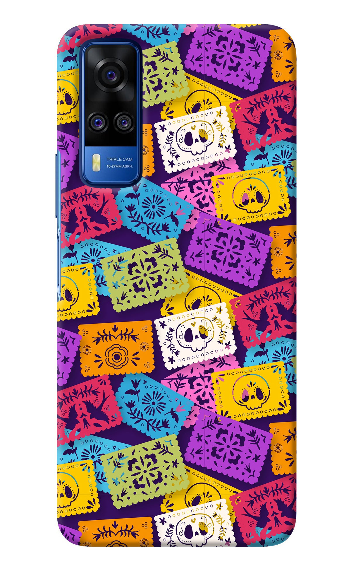 Mexican Pattern Vivo Y51A/Y51 2020 Back Cover